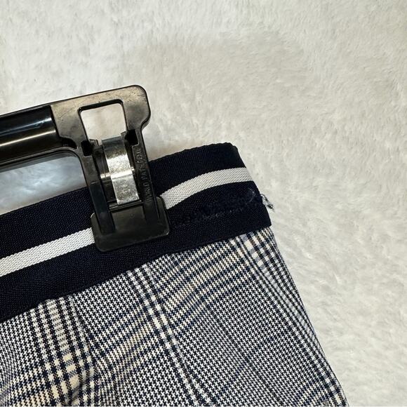 Zara Gray & White Striped High Rise Cropped Pants Size S - Picture 8 of 13